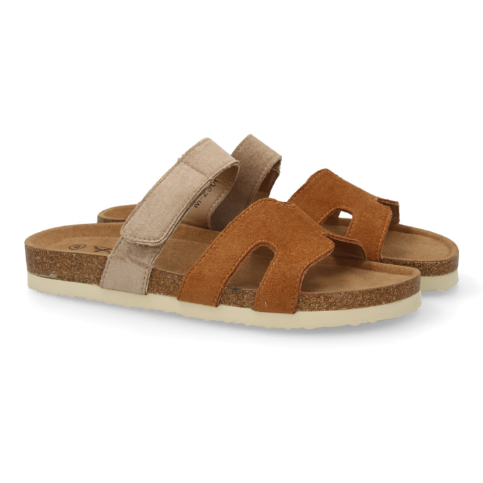 Sandalia Mujer cómoda doble tira