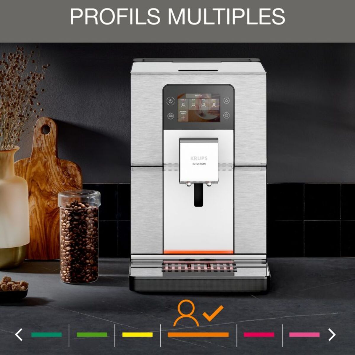 Expresso Broyeur KRUPS YY5058FD intuition experience+