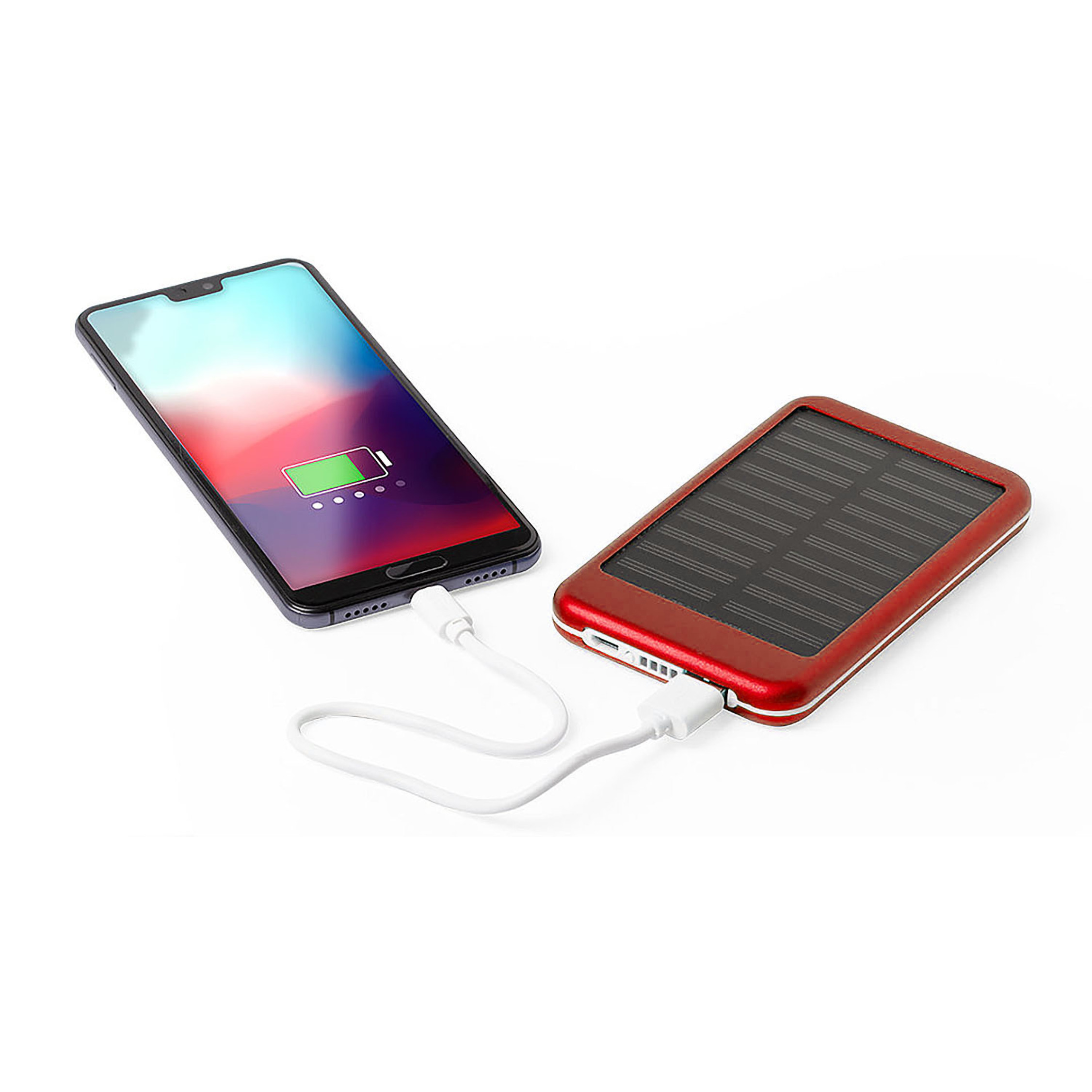 Power Bank 4000 mAh. Carga Solar. Salida USB. Entrada Micro USB