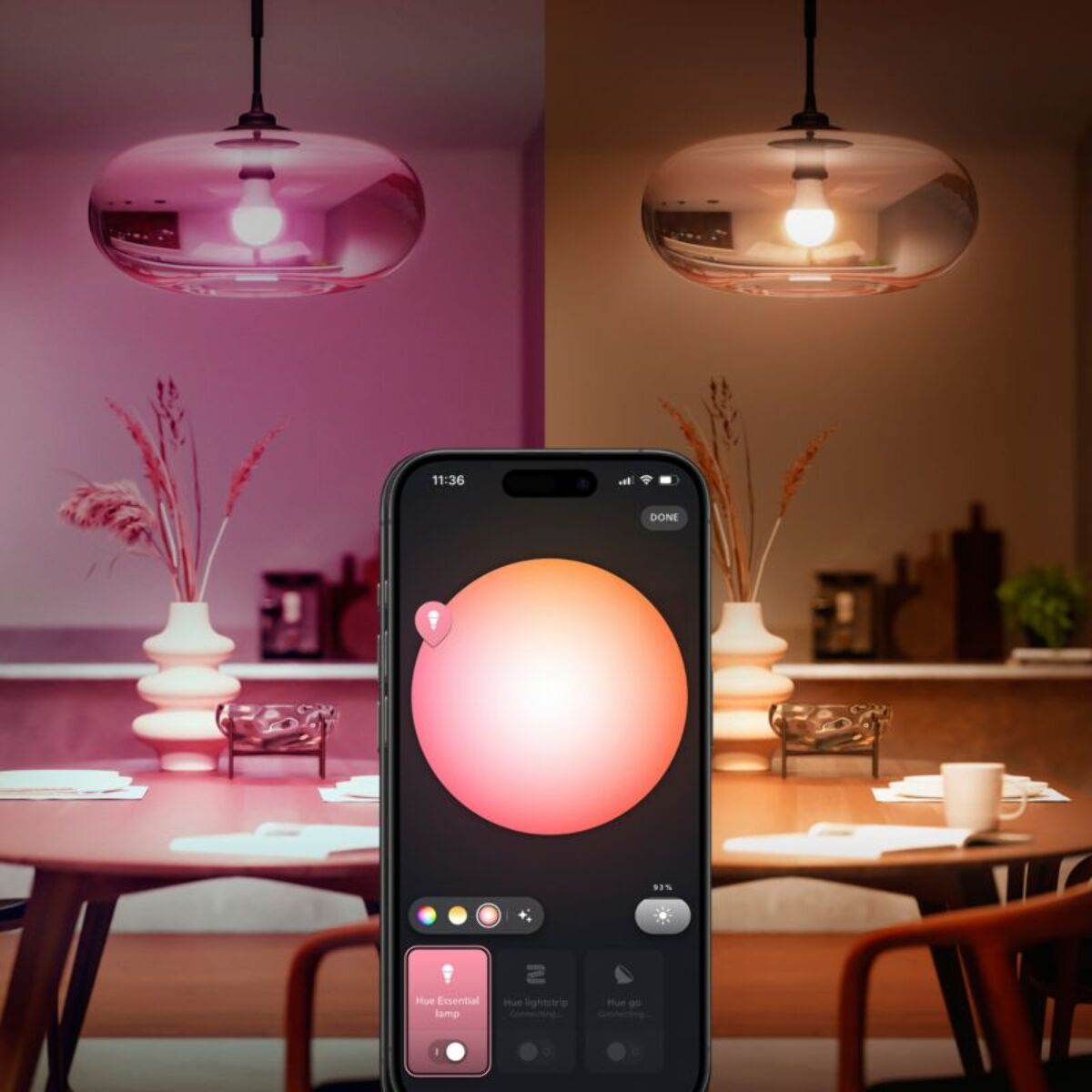 Pack PHILIPS HUE Essential- 3/E27 White&Color Ambiance