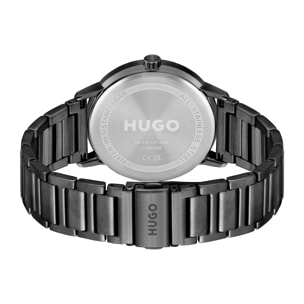 Reloj Hugo 1530272 Hombre Analogico Cuarzo con Correa de Acero inoxidable