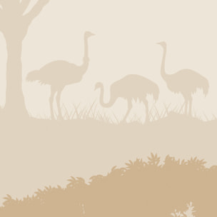 Papier peint panoramique Savane