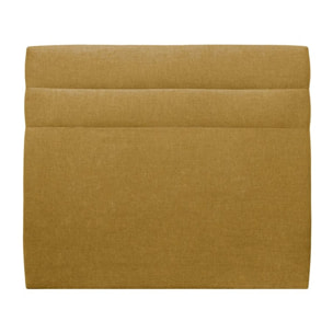 Tete de lit Bandes Horizontales Tissu - Rembourrée A poser