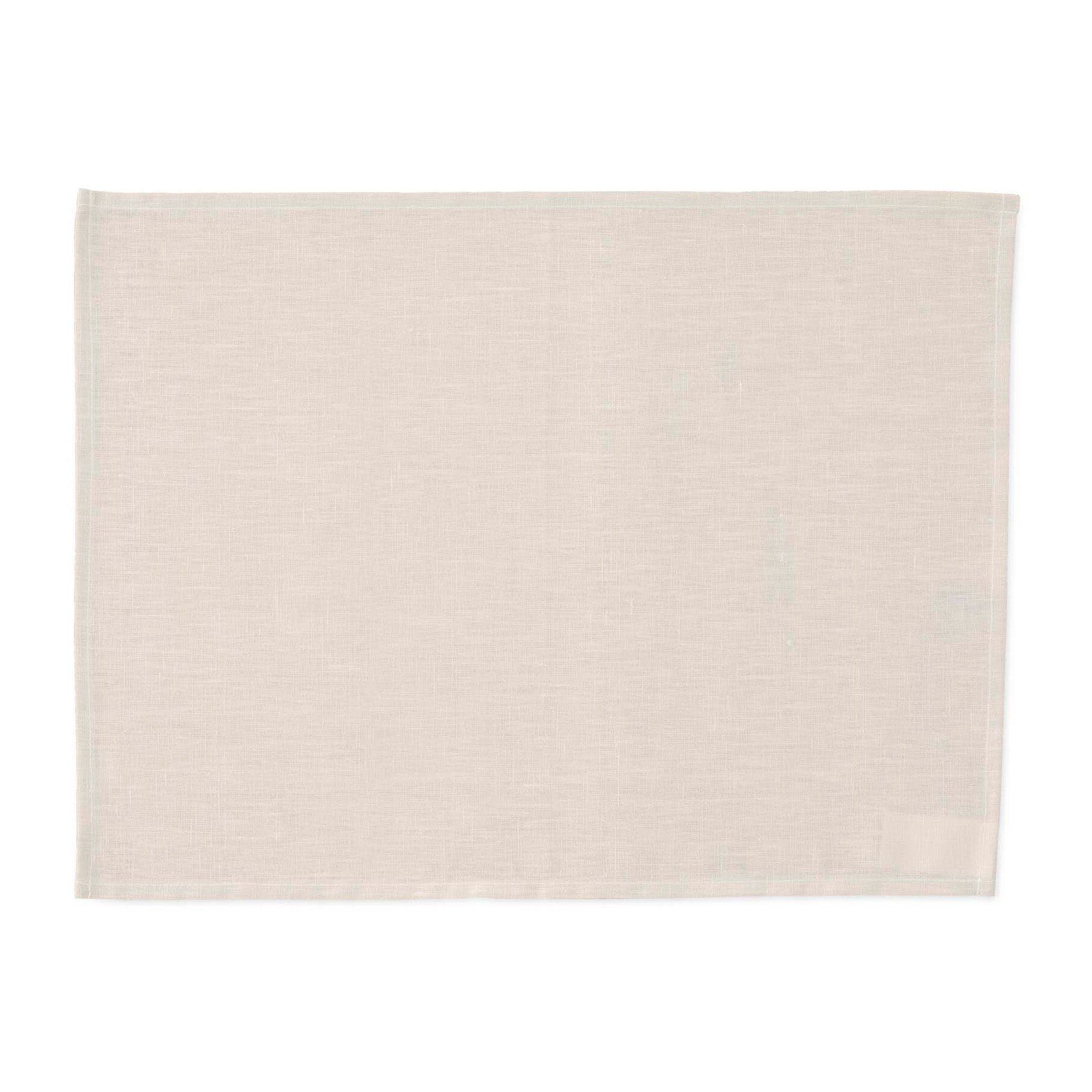 Lot de 2 sets de table imperméables et anti-taches 100% lin Fresno 45x35 cm