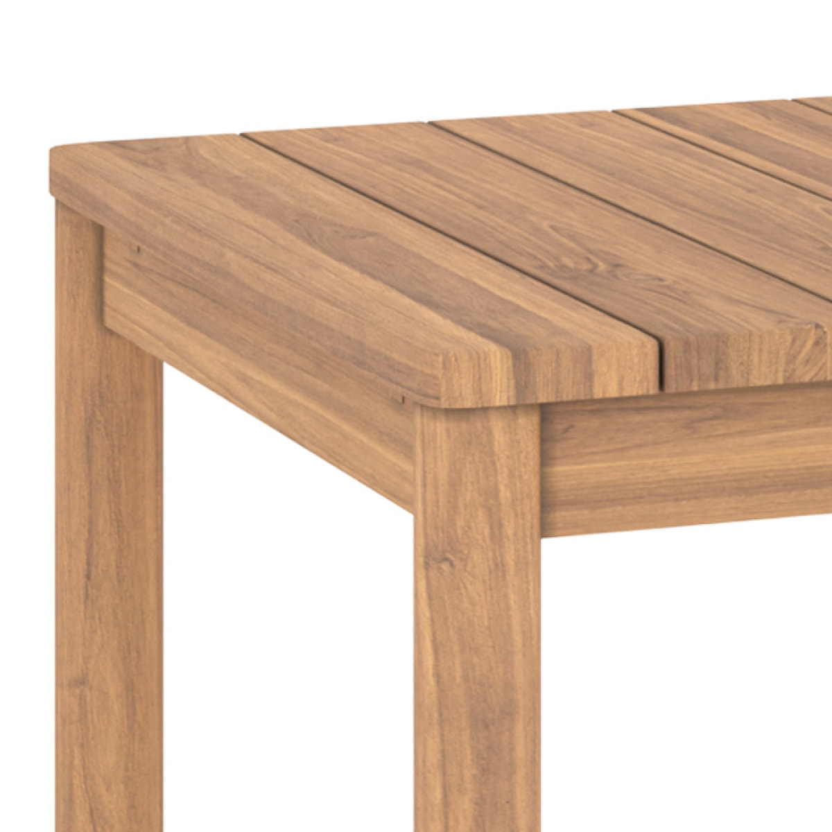 Table de jardin extensible 8-12 personnes en teck 180/245 cm - Kora
