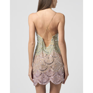 PHILIPP PLEIN Mini Dress Multicolor Waves