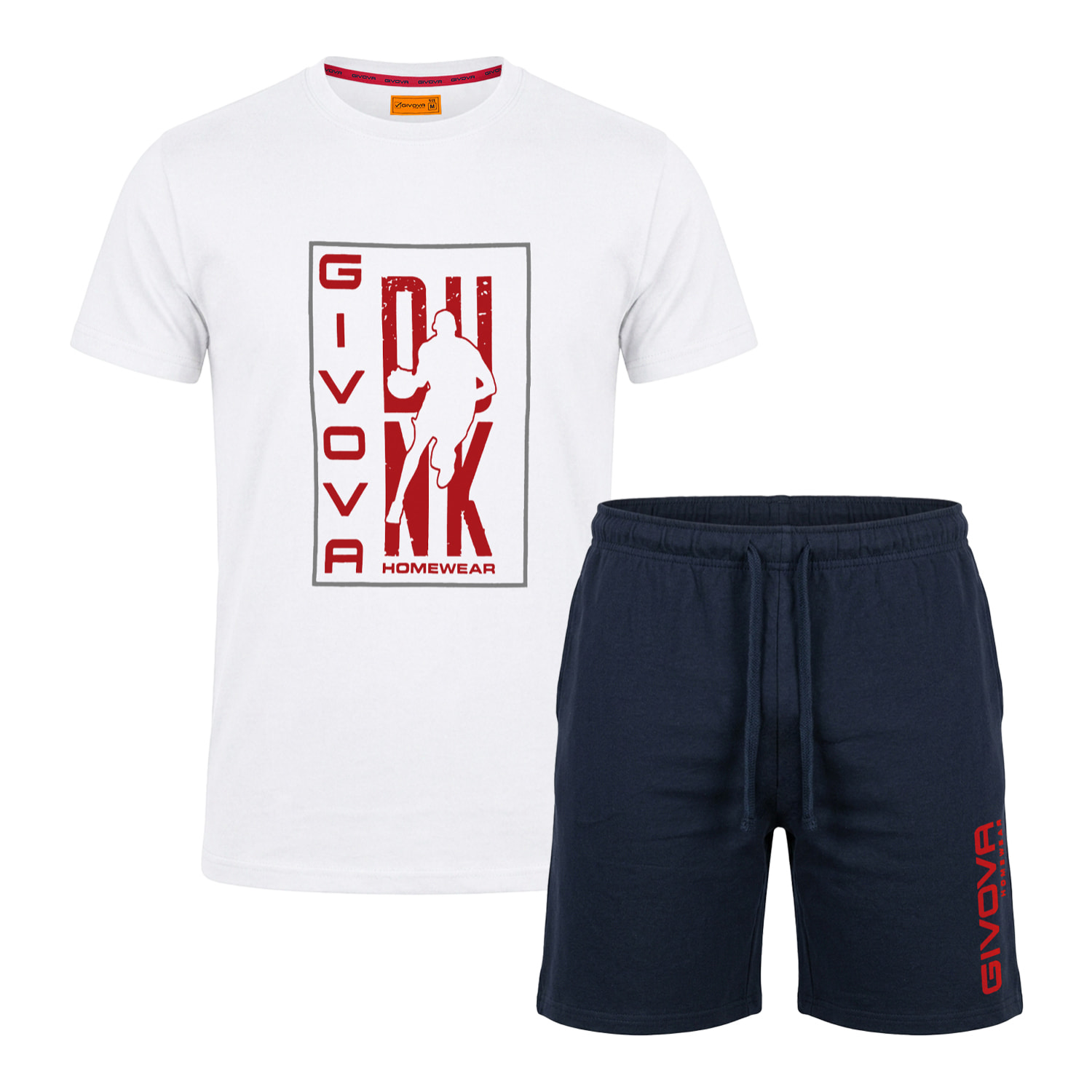 Completo Homewear Uomo Corto GIVOVA Cotone