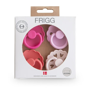 Frigg Pack 4 Chupetes Silicona Mixed