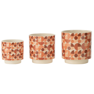 J-Line cache-pot Trivial - céramique - mix - large - Ø 14 cm