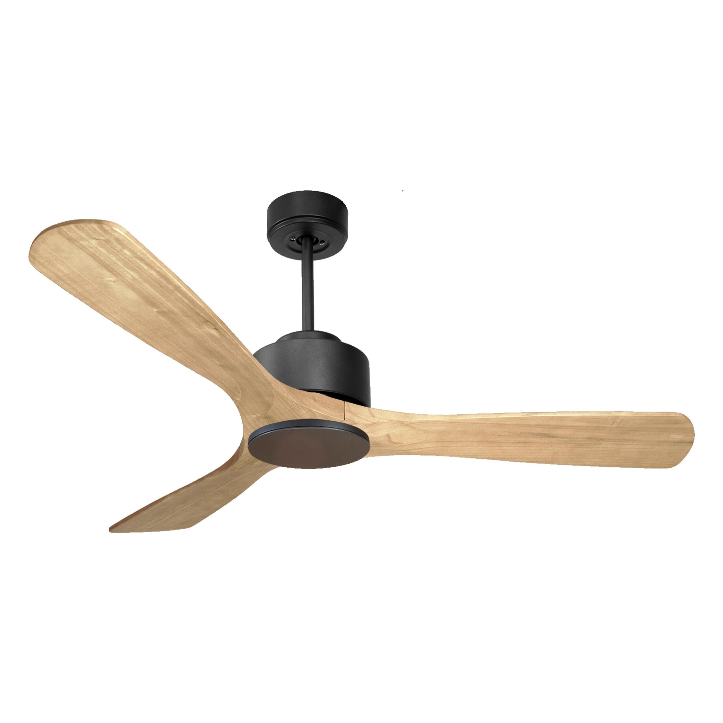 Ventilateur de plafond ø132 cm avec Wifi Réversible Hypersilence 40   W Noir