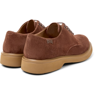 Zapatos de cordones - CAMPER Norman - Marron - Piel de ante