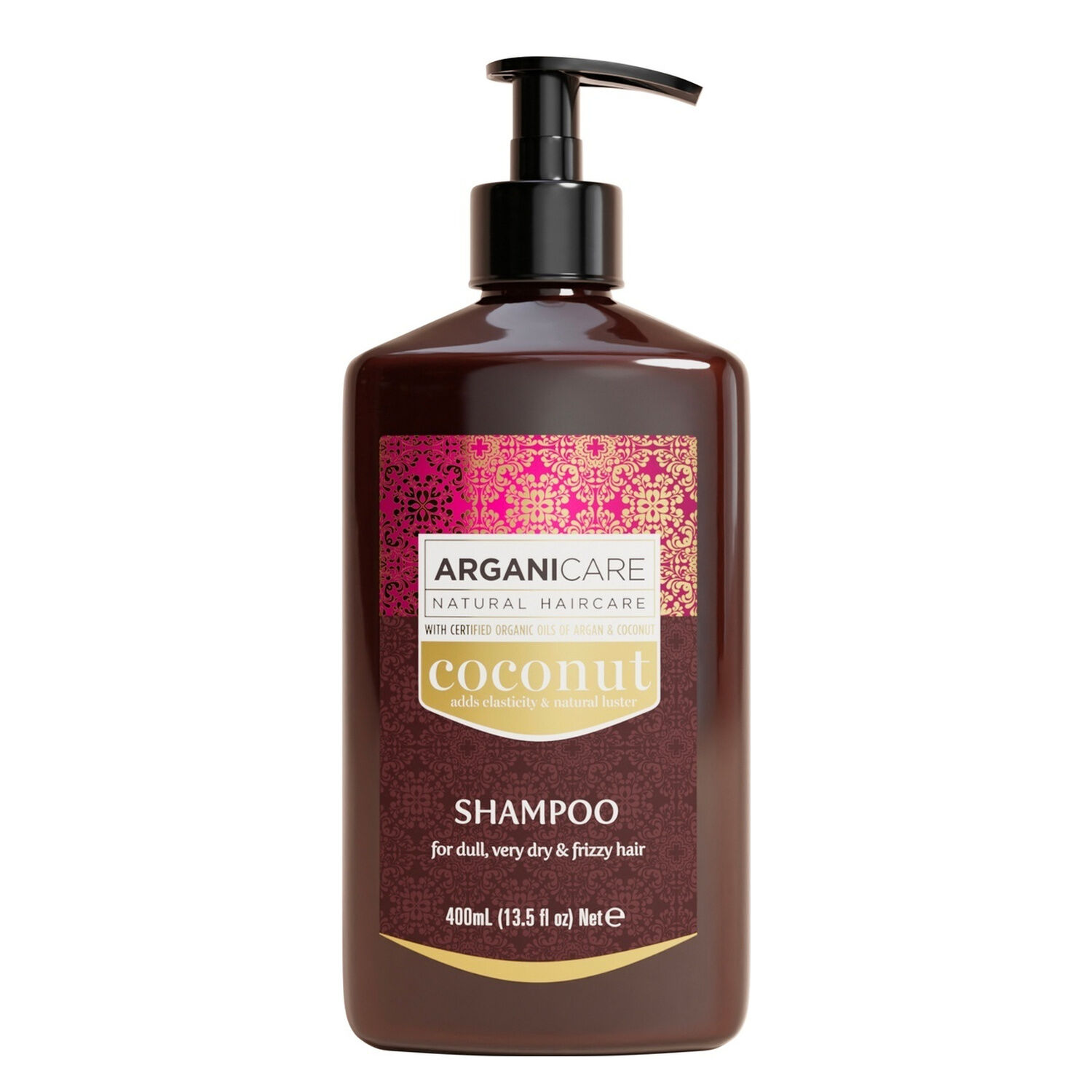 Huile de Coco - Shampooing Ultra-Nourrissant - Cheveux Ternes, Très Secs & Frisés 400 ml