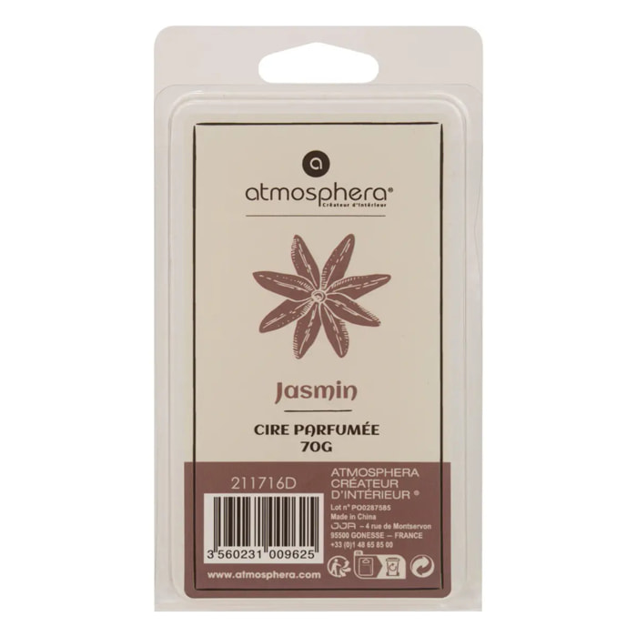 Cire parfumée Laura ivoire L5,5xp2xH10,2cm