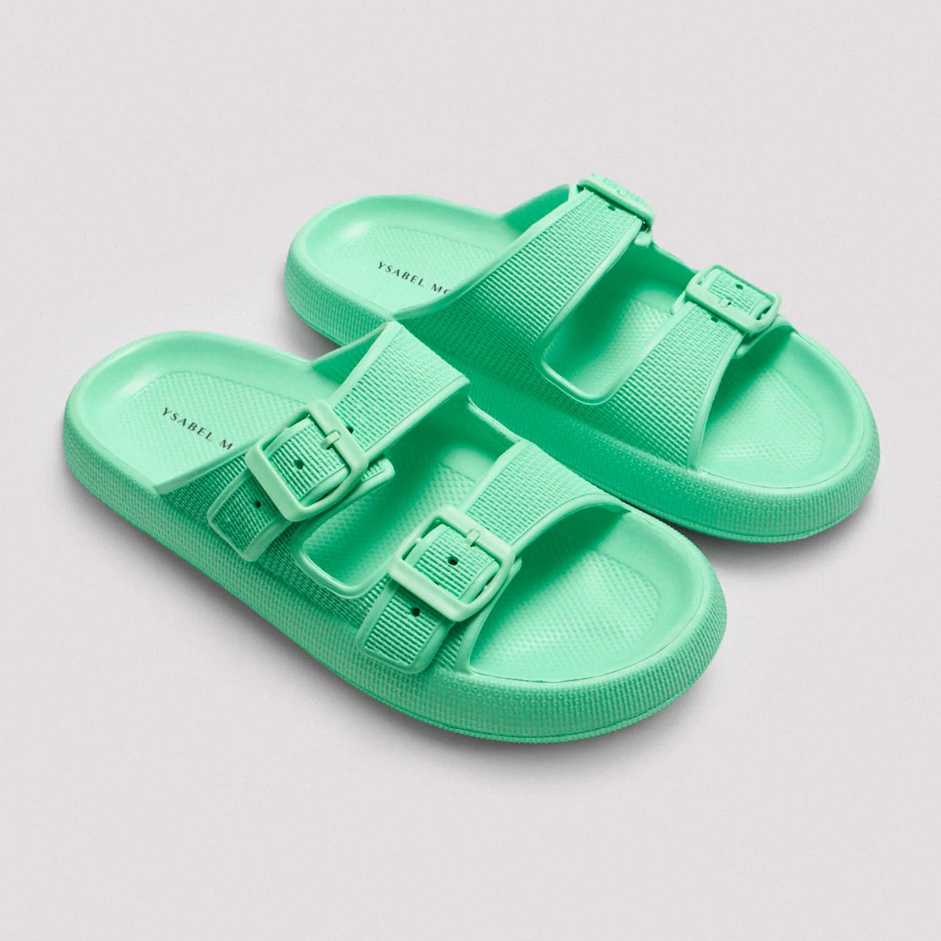 Infradito da spiaggia verdi con fibbie antiscivolo extra comfort