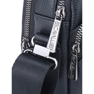 Borsa a tracolla  da uomo In Vera pelle Made in Italy 16x20x9 cm