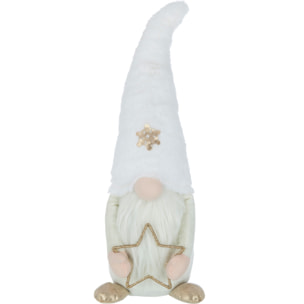 J-Line figurine Lutin Etoile - textile - beige - LED