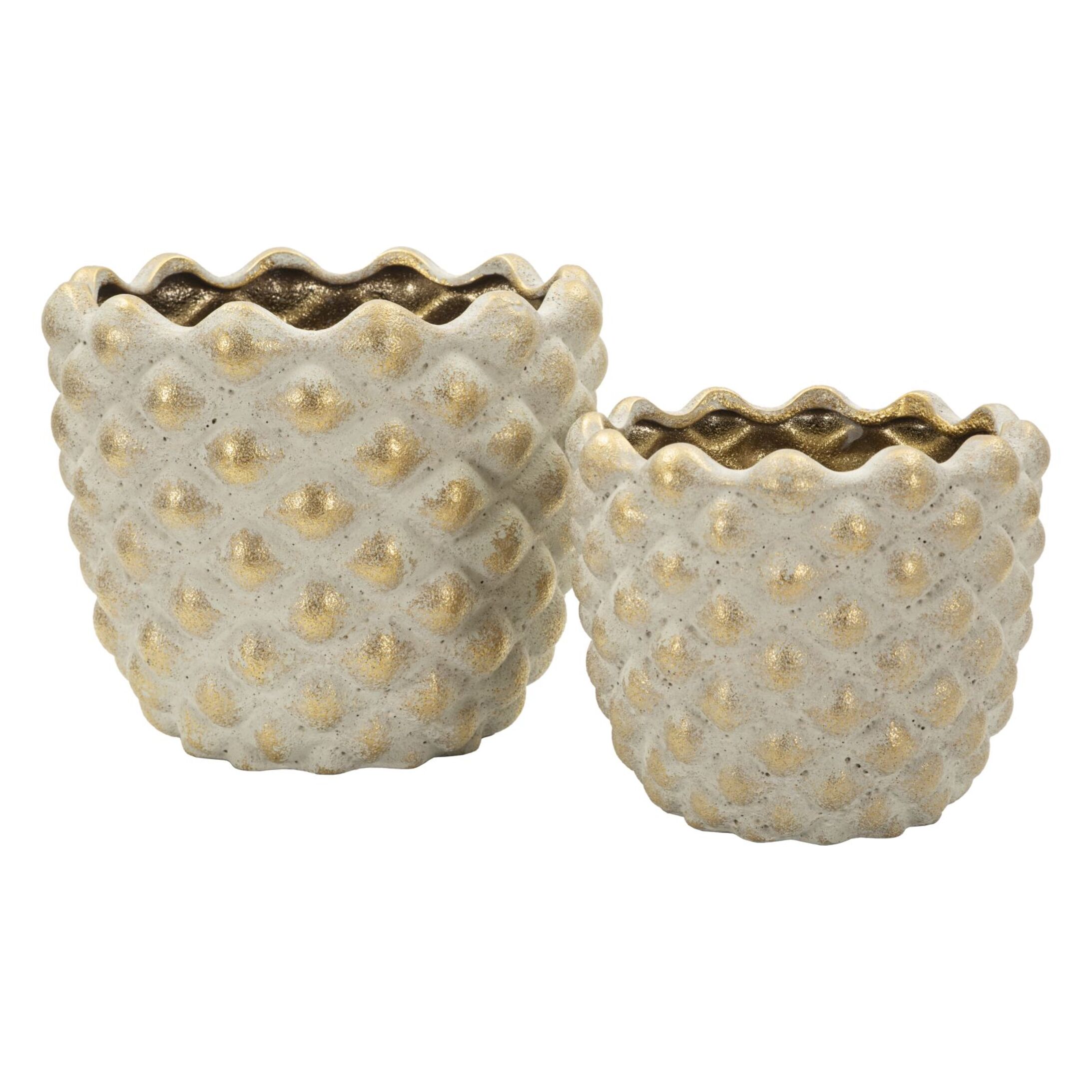 CACHEPOT PEPITAS COPPIA CM Ø 23X18-18,5X15,5 (APERTURA CM Ø 19-14)