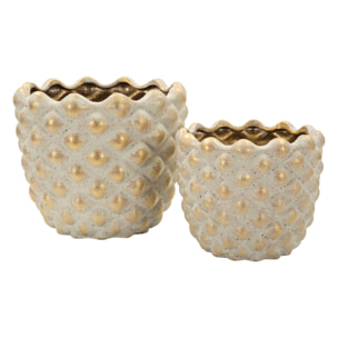 CACHEPOT PEPITAS COPPIA CM Ø 23X18-18,5X15,5 (APERTURA CM Ø 19-14)