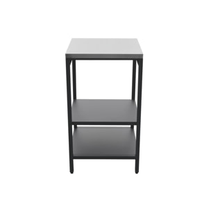 Cuisine extérieure acier 2 étagères L49cm NAXOS