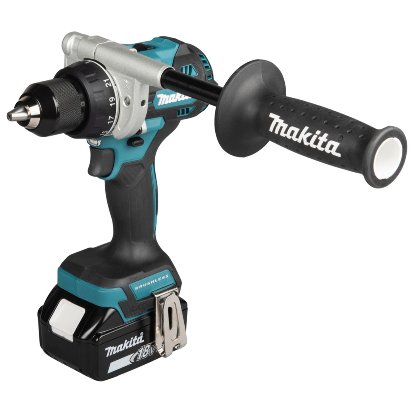 Perceuse-visseuse sans fil 18V - MAKITA -avec 2 batteries 5Ah - chargeur rapide – MAKPAC - DDF492RTJ