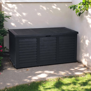 Well home - baúl de jardín 'hippo' de 314l ideal para el almacenamiento