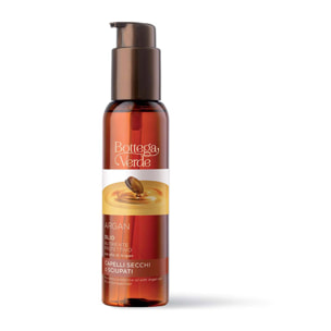 Bottega Verde, Argan - Olio nutriente protettivo - con olio di Argan (100 ml) - capelli secchi o sciupati