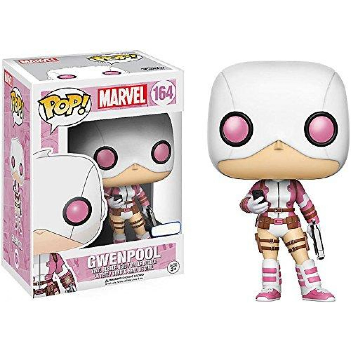 Marvel Funko POP Vinile Figura Gwenpool Mascherata con Pistola 9 cm