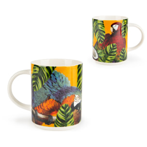 Set 4 Mug Excelsa – Havana, New Bone China Multicolore