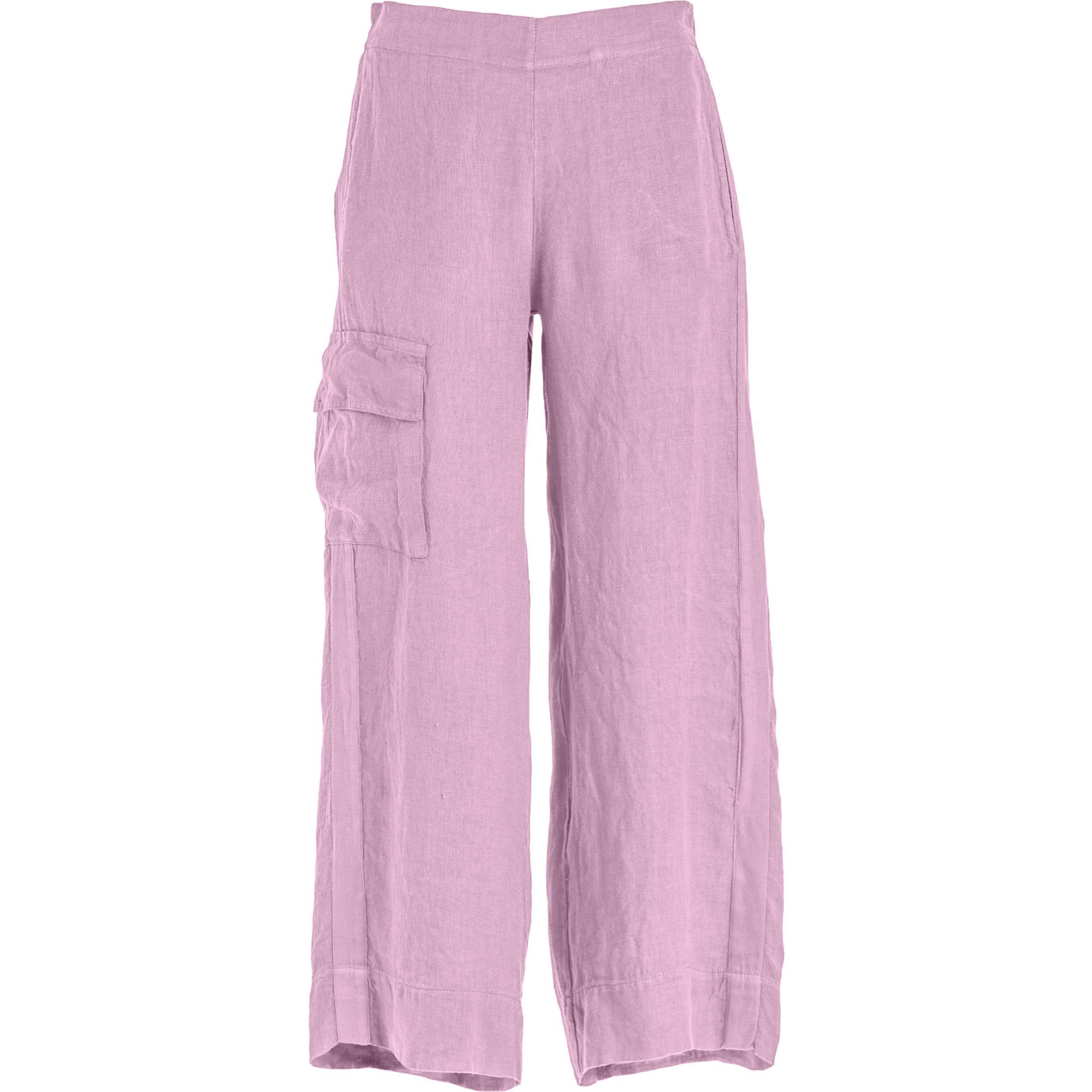 DEHA - Pantalone LINEN STRAIGHT PANTS in Lino per donna