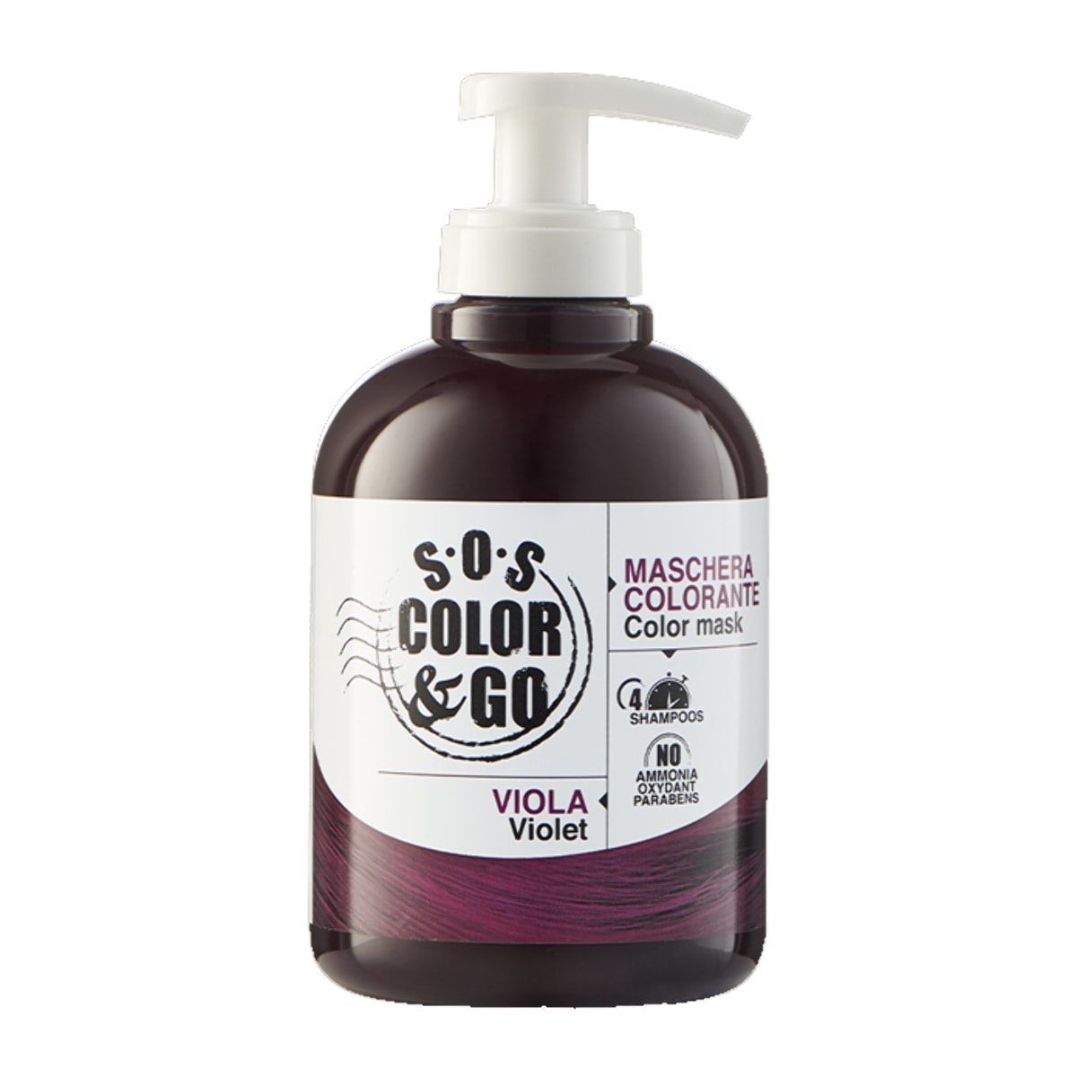 ALAMA Professional SOS Color & Go Mascarilla Colorante Morada 300ml