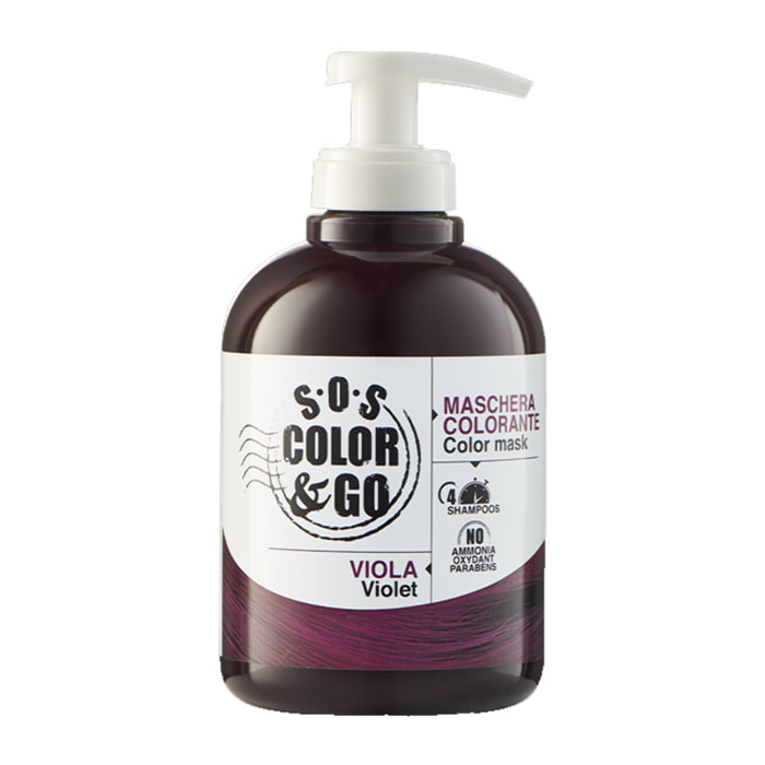 ALAMA Professional SOS Color & Go Mascarilla Colorante Morada 300ml