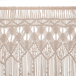 Cortina de Hilos Été de Macramé 90x200cm decorativa estilo Boho