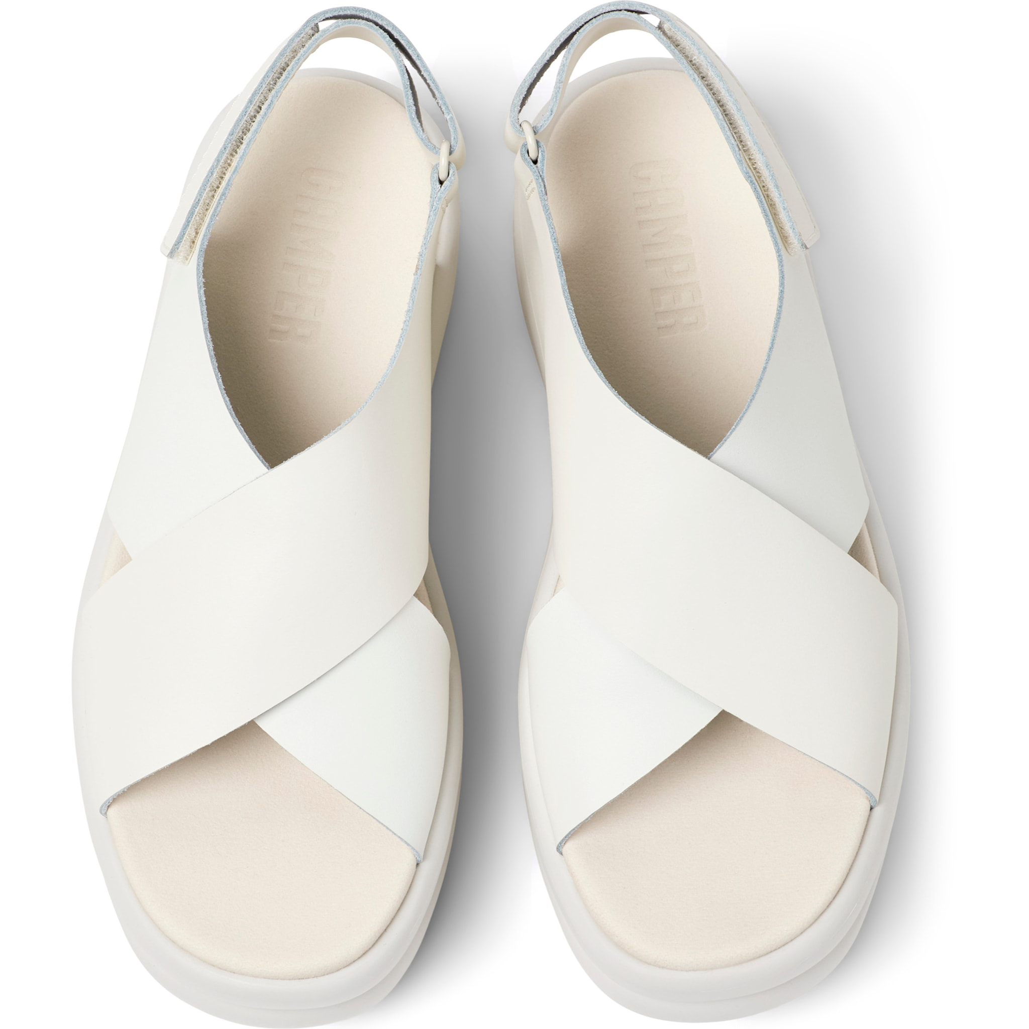 Sandali - CAMPER Pelotas Flota Up - Bianco - Pelle liscia