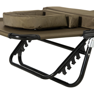 Bain de soleil pliable – Appuie-tête – Dossier 4 positions