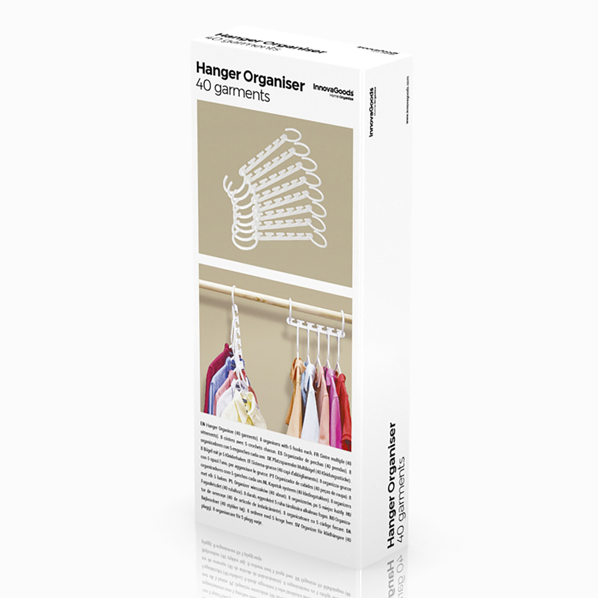 Appendiabiti per 40 capi di abbigliamento
