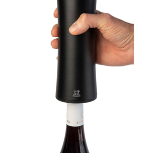 Tire-bouchon électrique rechargeable en bois tout automatique, noir, 21 cm - 8' Elis reverse