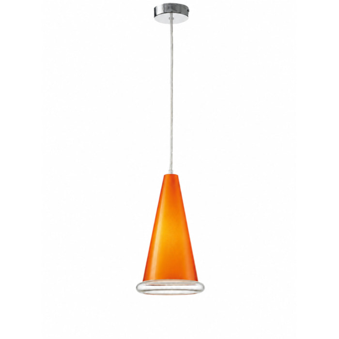 Lampada a sospensione in vetro