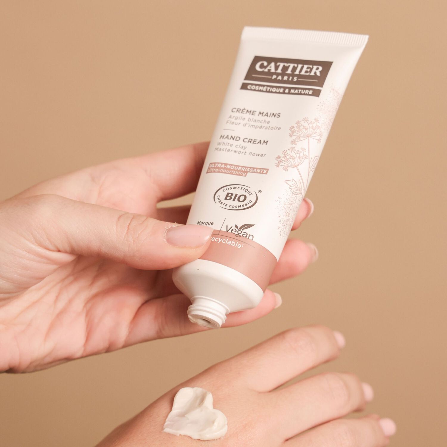 Crème Mains Ultra-Nourissante - Argile Blanche & Fleur d'Impératrice 75 ml