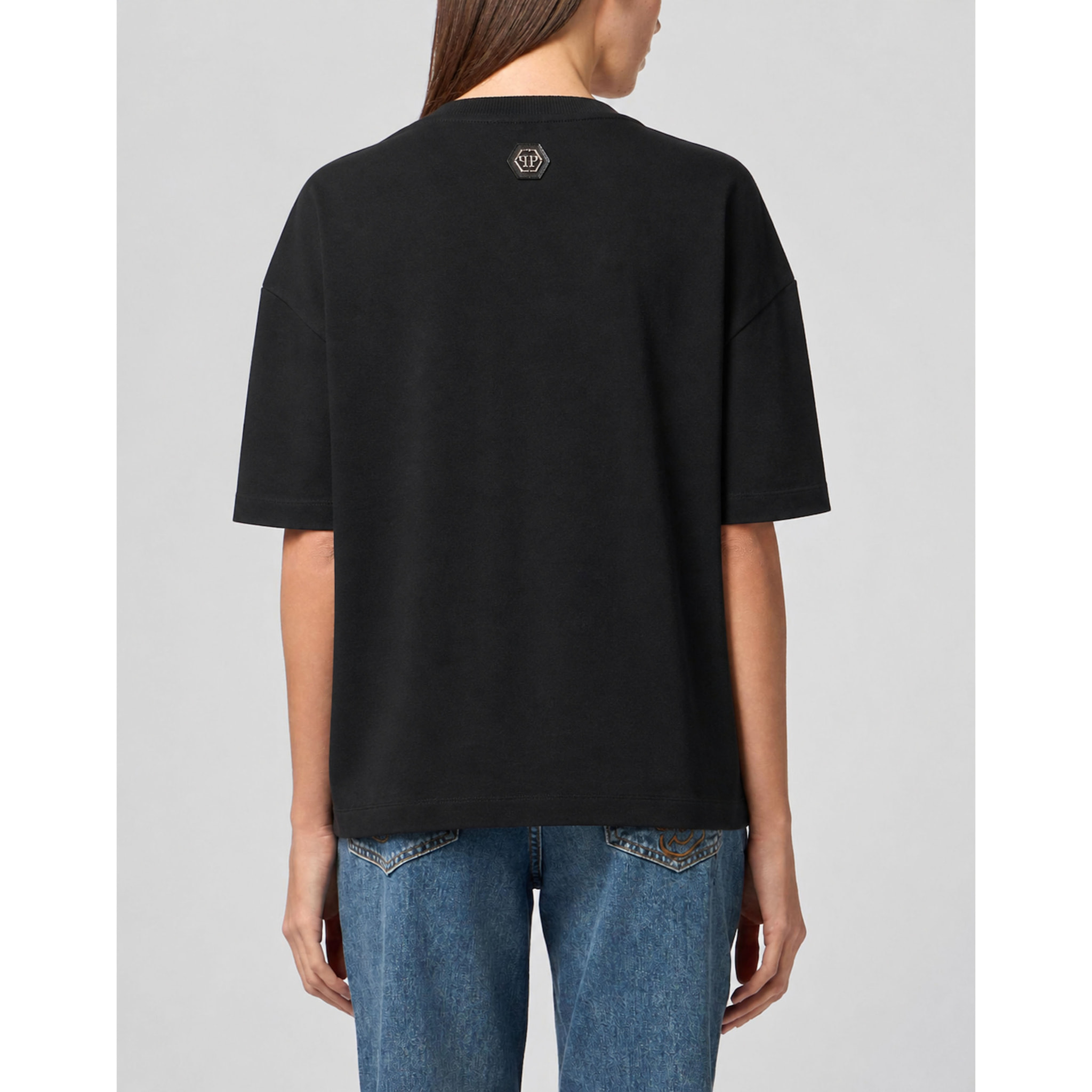 PHILIPP PLEIN T-shirt vestibilità uomo CRYSTAL