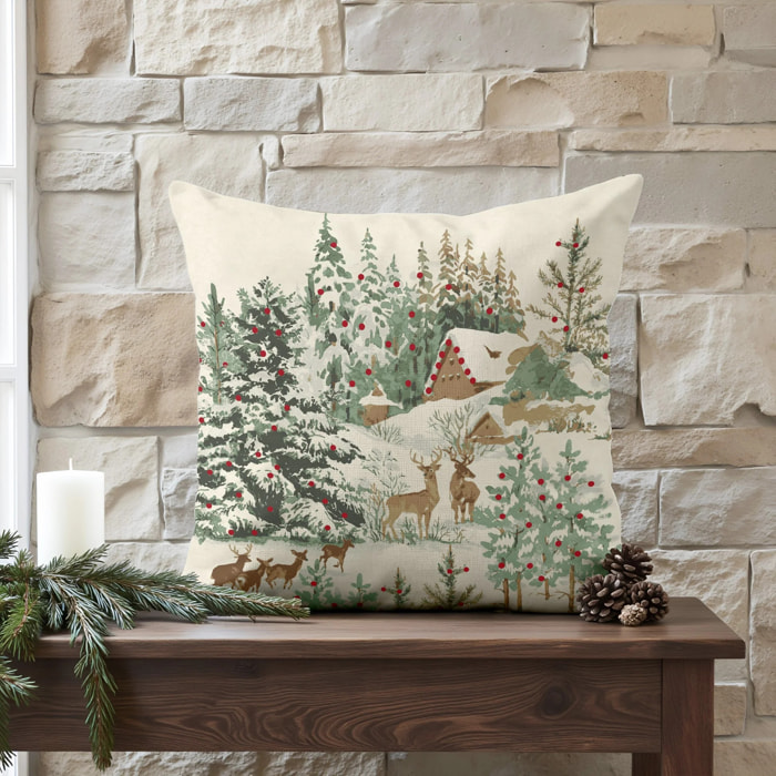Housse de coussin Christmas Ciervo A