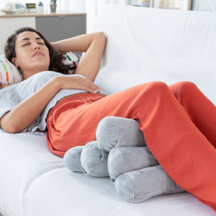 Almohada Modular Multifunción Rollow InnovaGoods - Gris