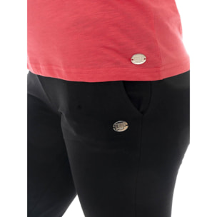 T-shirt da donna a maniche corte Leone Basic