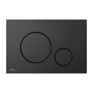 Pack WC bâti-support + WC sans bride Ceramia PixL avec abattant SoftClose + plaque noir (STCEPXWT01-FR)