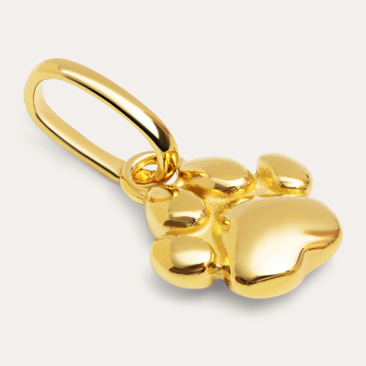 Charm Simple Paw Baño Oro