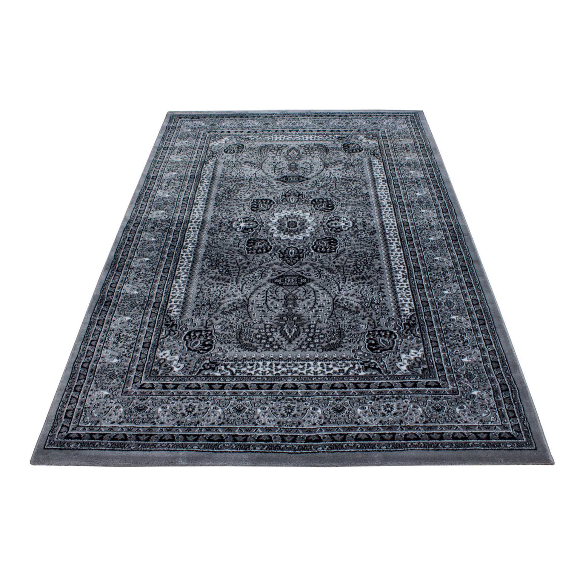 MARRAKESH - Tapis classique à motif persan gris - MAR0207GRI