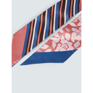 Fiorella Rubino - Foulard cravattino design mix and match - Blu