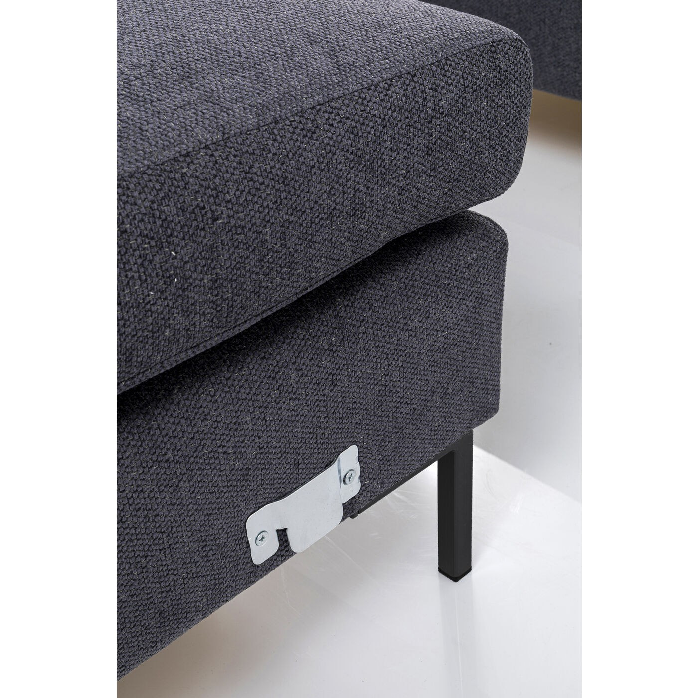 Canapé d'angle Gianna 290cm gris foncé Kare Design