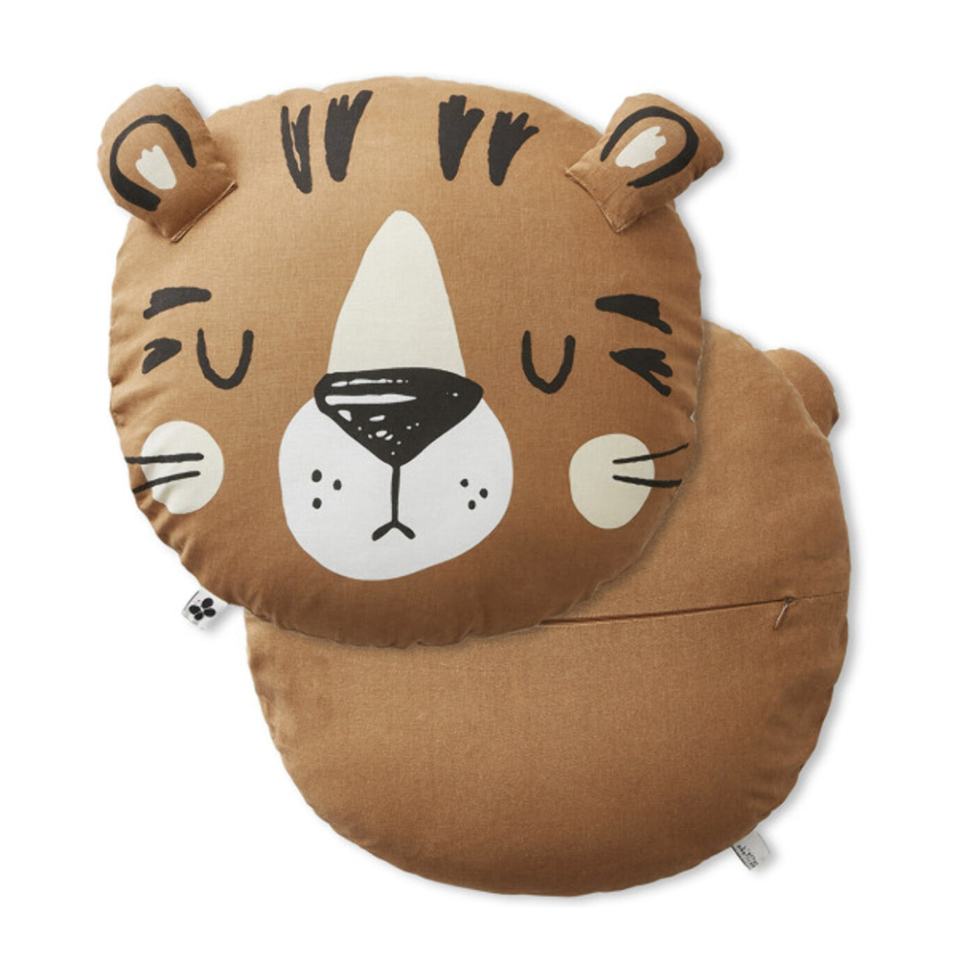 Coussin en forme de tigre avec housse amovible en coton - DIEGO