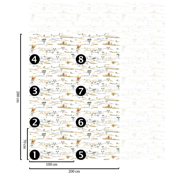 Carta da Parati Ufficiale Il Piccolo Principe Deserto