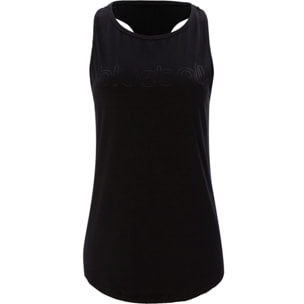 T-SHIRT DA CORSA A MANICHE SOTTILI DA DONNA BLUEBALL NERA